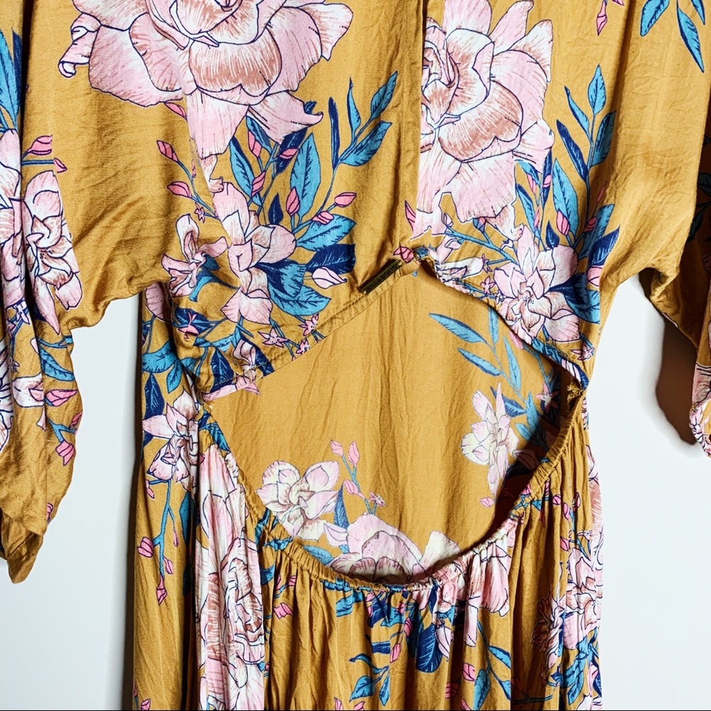 BILLABONG GOLDEN LIGHT FLORAL SHIFT DRESS - Picture 9 of 11